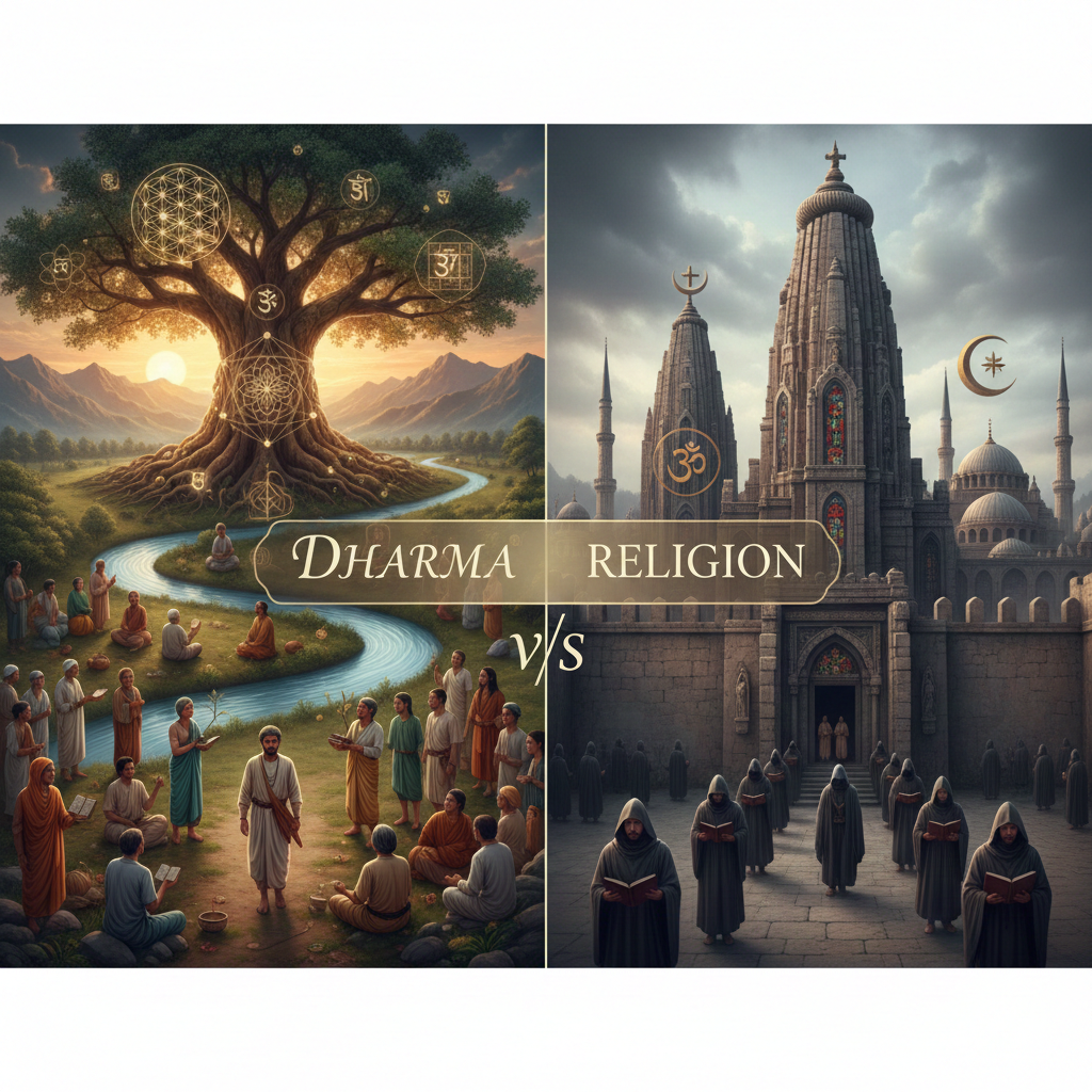 Dharma Is Not Religion: A Philosophical Examination of Dharma vis-a-vis Religion